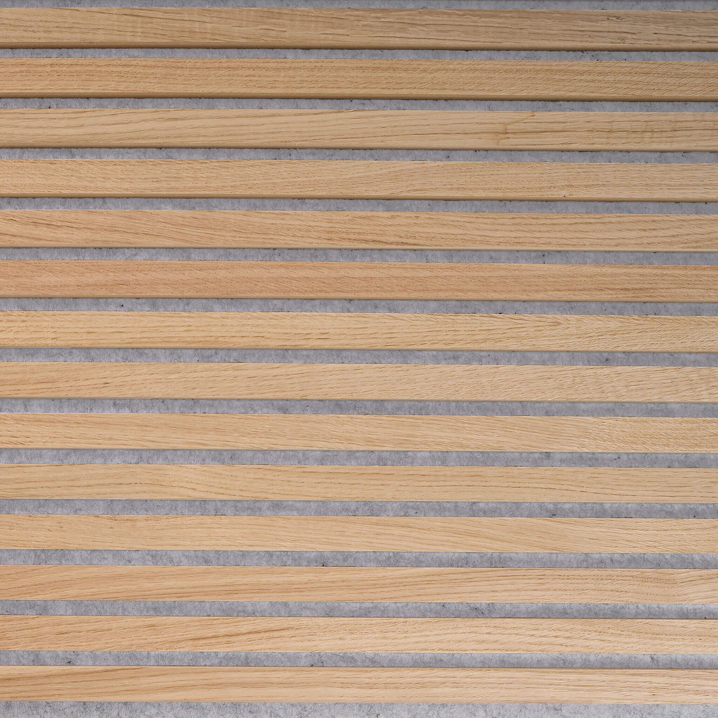 Painel Acústico Walleu 260 x 60cm | Carvalho Natural Feltro Cinza